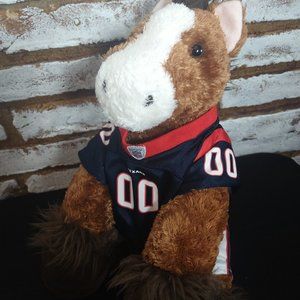 NFL Houston Texans Build a Bear Horse w Football U